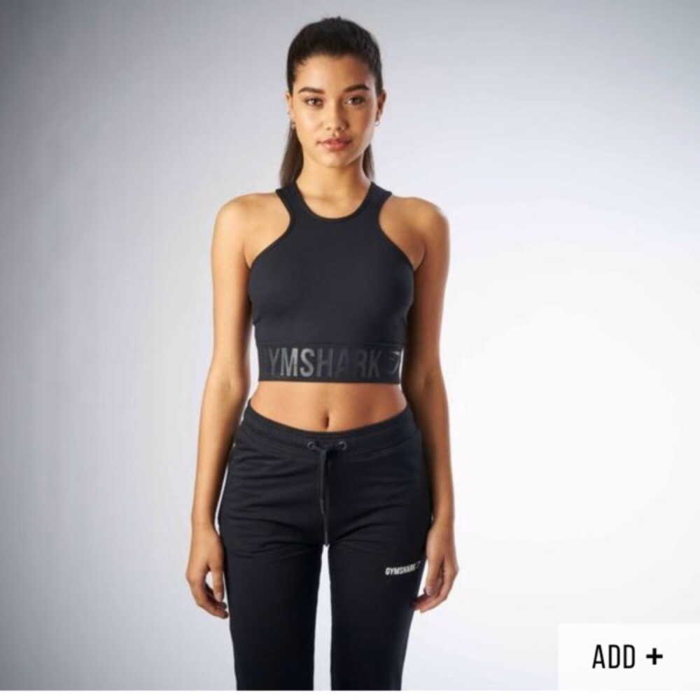 GymShark Black Crop Top